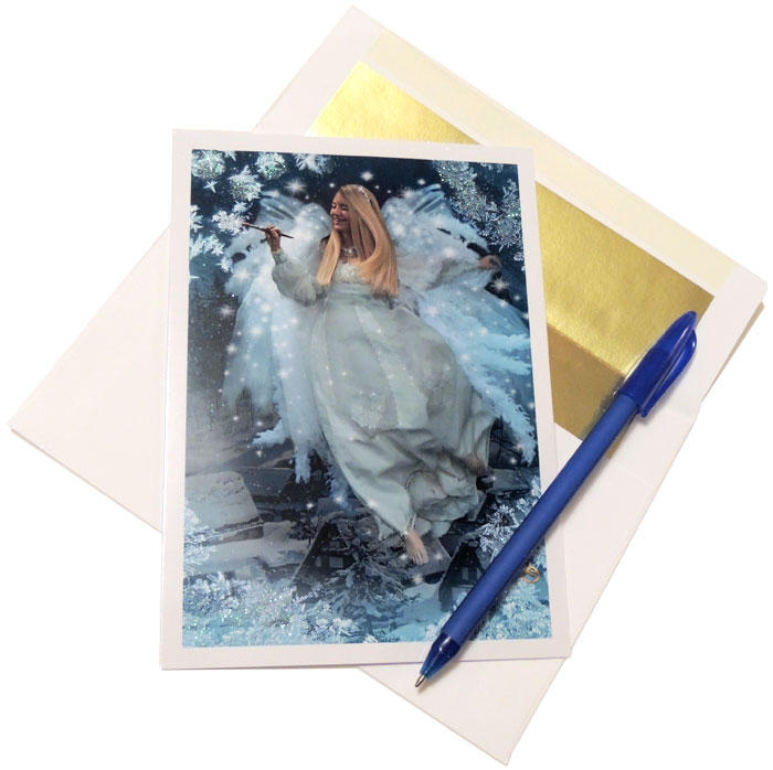 Frost Faerie Greeting Card